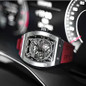 Watchs For Men Automatic  Luxury Tonneau Watch  Energy Storage Indicator  Sapphire Glass  50M Waterproof  Fluororubber Strap  Gifts For Men — image 6 of 8
