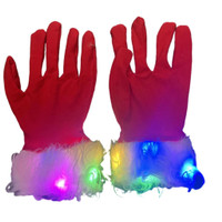 Glowing Hand Gloves Cuff Gloves Unisex Sanat Gloves Christmas Gloves — image 2 of 10