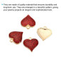 30Pcs  Enamel Pendants Hope Luck  Heart Shape Mom Pendant for Jewelry Making Necklace Bracelet Earrings DIY Handmade Craft Jewelry Charms — image 10 of 24