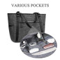 NEW Stylish Women Handbag 15.6 inch Laptop Tote Bag Lightweight  Nylon/Canvas Travel Shoulder Bag Multi-Function Bussiness Briefcase Shopping Bag — image 10 of 18