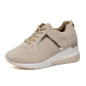 Women's Casual Sports Shoes with Round Toe and Wedge Heel, Cross Strap Athletic Sneakers in Extended Sizes — image 10 of 11