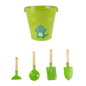 Beach Toy Outdoor Sand Play Bucket Toy with Shovel Rake Garden Planting Toy Bathtub Water Play Toy Kids Educational Toy — image 5 of 12