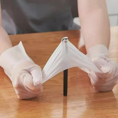 Food-Grade TPE Gloves - Extra Thick, Transparent, Durable Disposable Gloves for Kitchen & Household Use — image 3 of 6