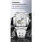 Dulunwe Starry Moon Phases Hollow Out Automatic Mechanical Watch Rubber Strap Luminous Wristwatch Tonneau Sports Men's Tourbillon Watches — image 11 of 15