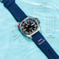 Swiss Automatic Movement Dive Watches For Men Casual Men'S Watch With Rubber StrapSapphire Glass DialLuminous Hands And Hour Markers200M Waterproof For Diving Or Underwater Sport — image 4 of 8