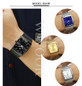 Black Business Mens Watches Square Dial Waterproof En Acier Inoxydable Montre-Bracelet Hommes Montres Quartz Watch WWOOR Uhren Herren Wasserdicht — image 17 of 22