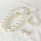 4Pcs/Set Elegant Vintage Pearl Necklace Set Korean Style Women Choker Bridal Wedding Jewelry with Earrings Ring Fashion Accessories — image 34 of 55