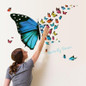 Colorful butterfly Wall Sticker Butterflies for decoration DIY Home Decor Art Decals 3D Wallpaper stickers on the wall — image 13 of 14